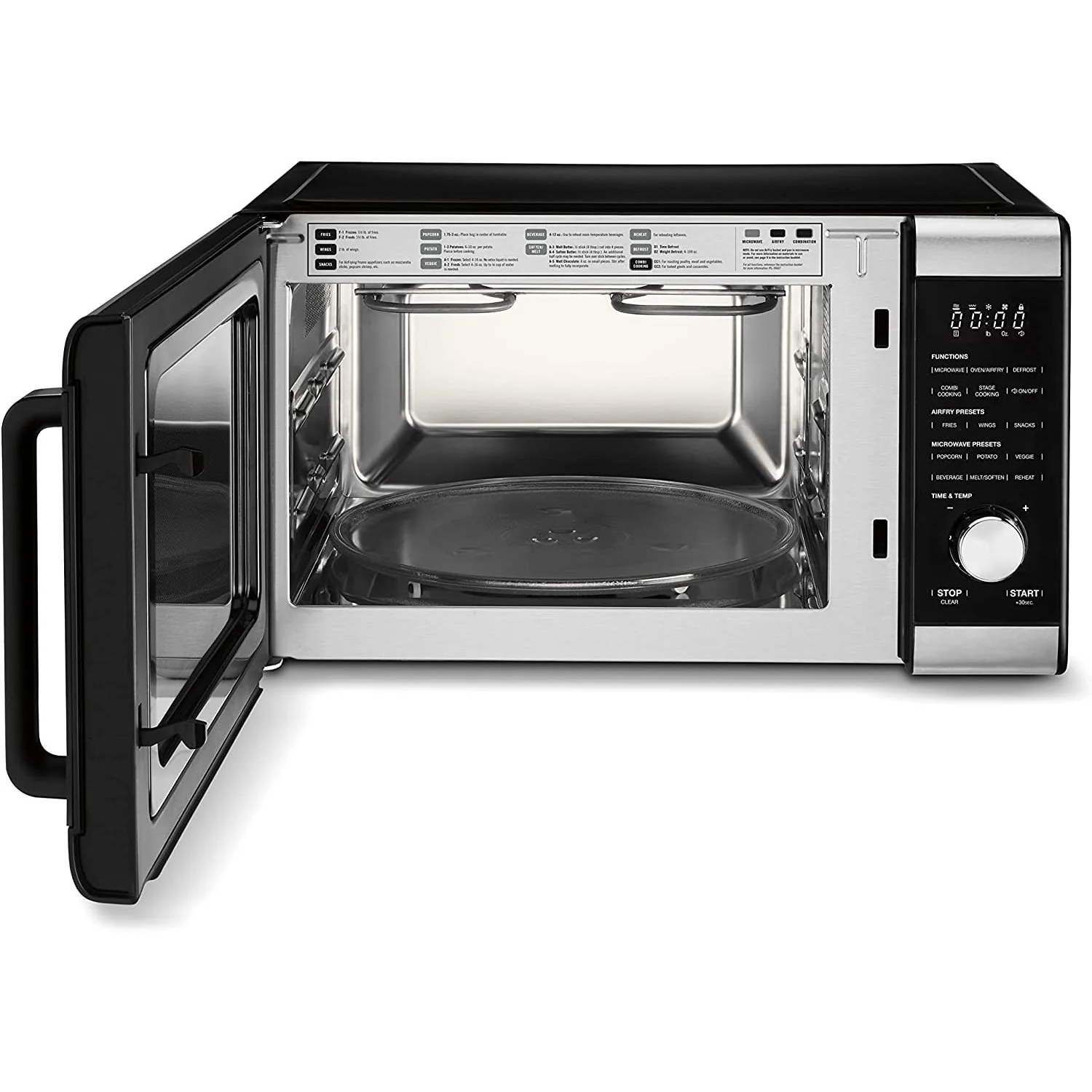 Cuisinart 3-in-1 Microwave AirFryer Plus, Black (AMW-90) - Image 2