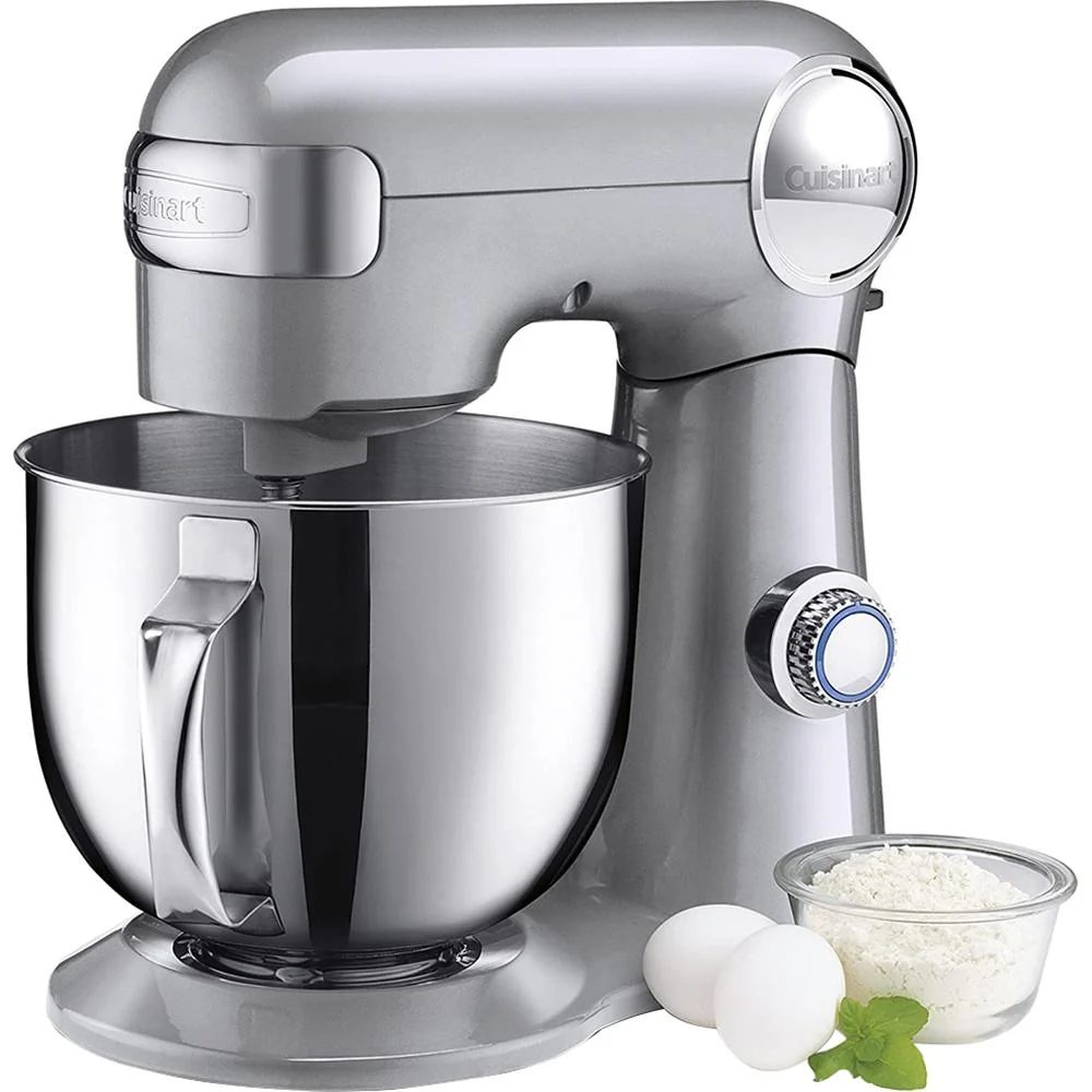 Cuisinart Precision Master 5.5-Quart 12-Speed Stand Mixer (Brushed Chrome, Silver Lining) - Image 8