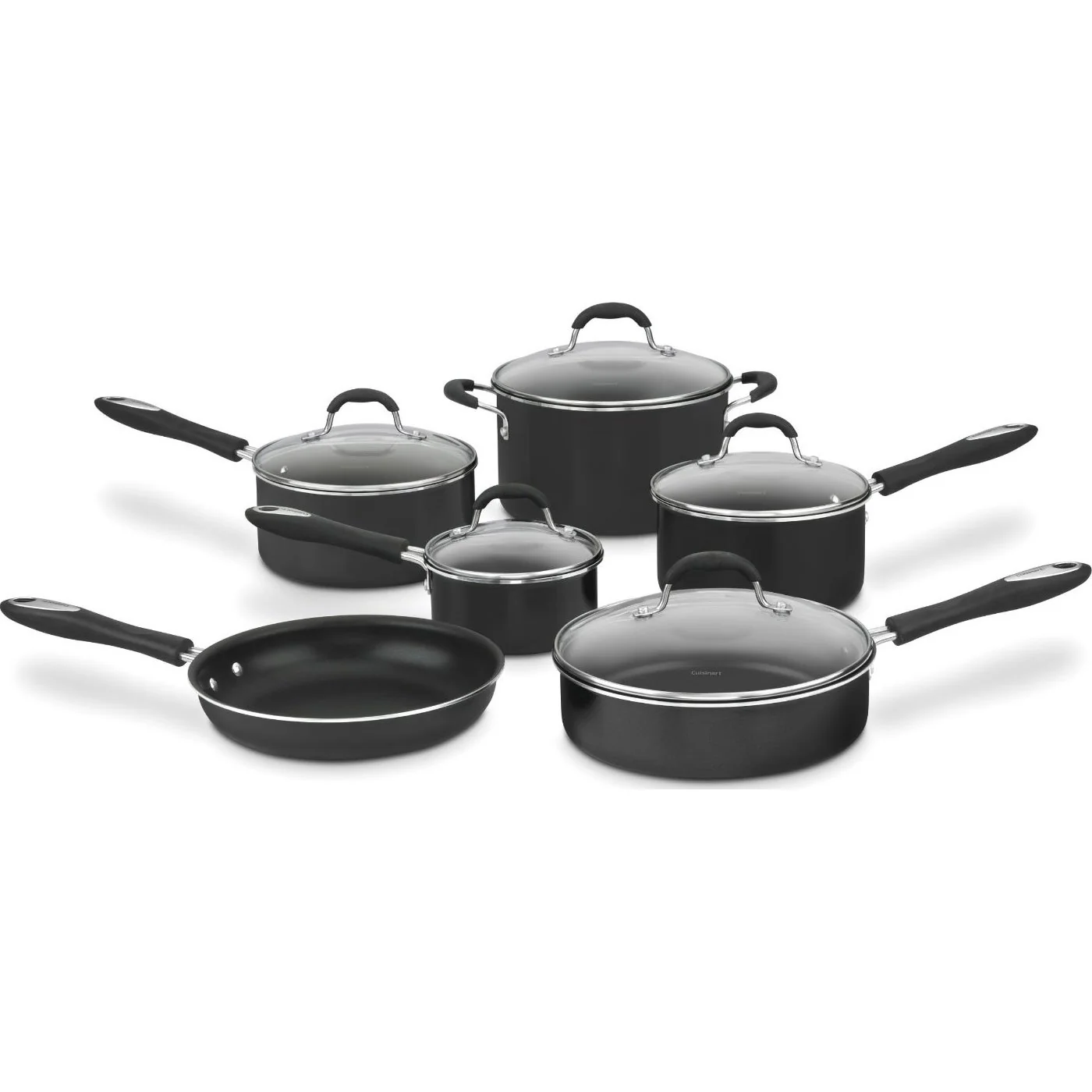 Cuisinart 55-11 Advantage Non-Stick 11-Piece Cookware Set - Black