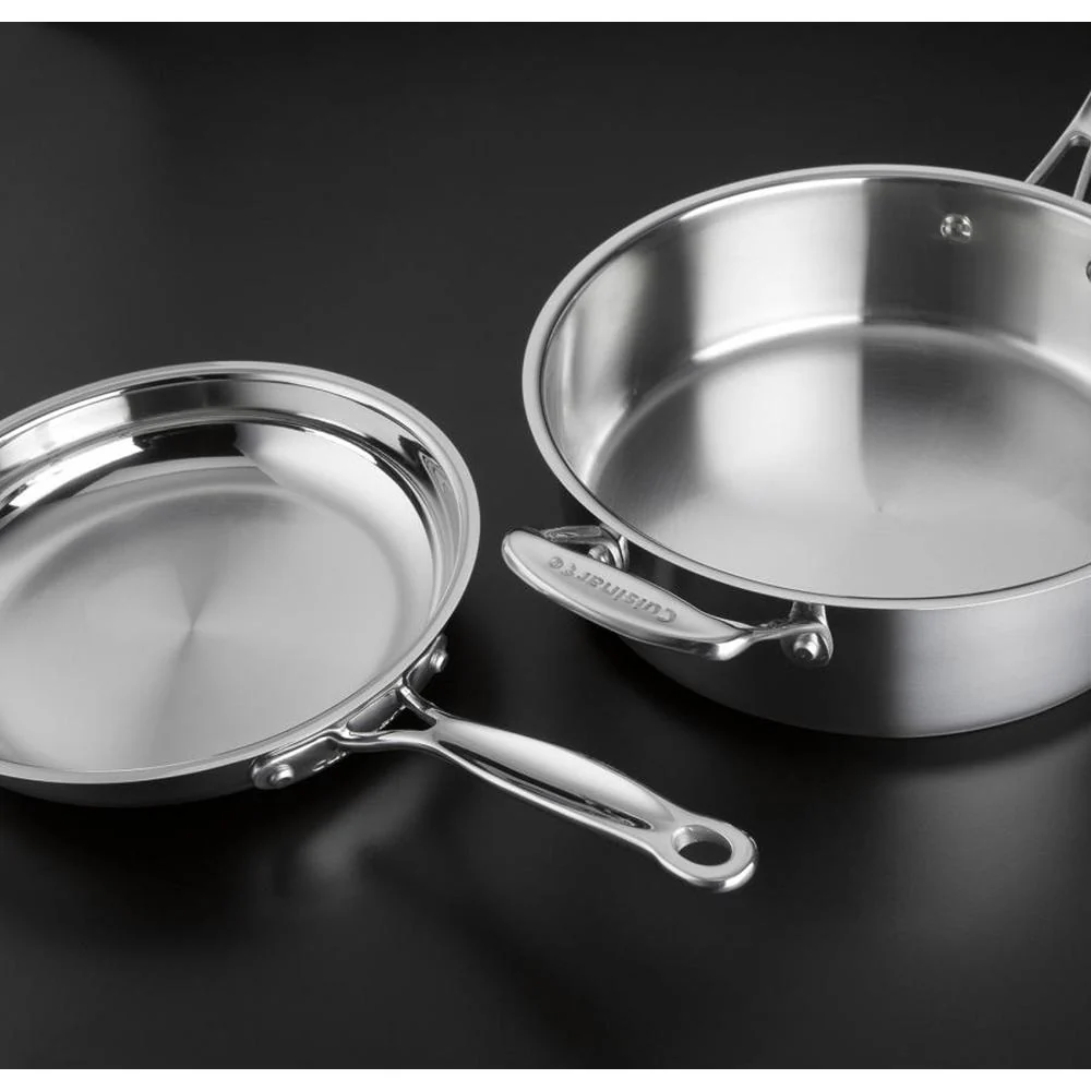 Cuisinart 77-11G Chef's Classic Stainless 11-Piece Cookware Set - Image 3
