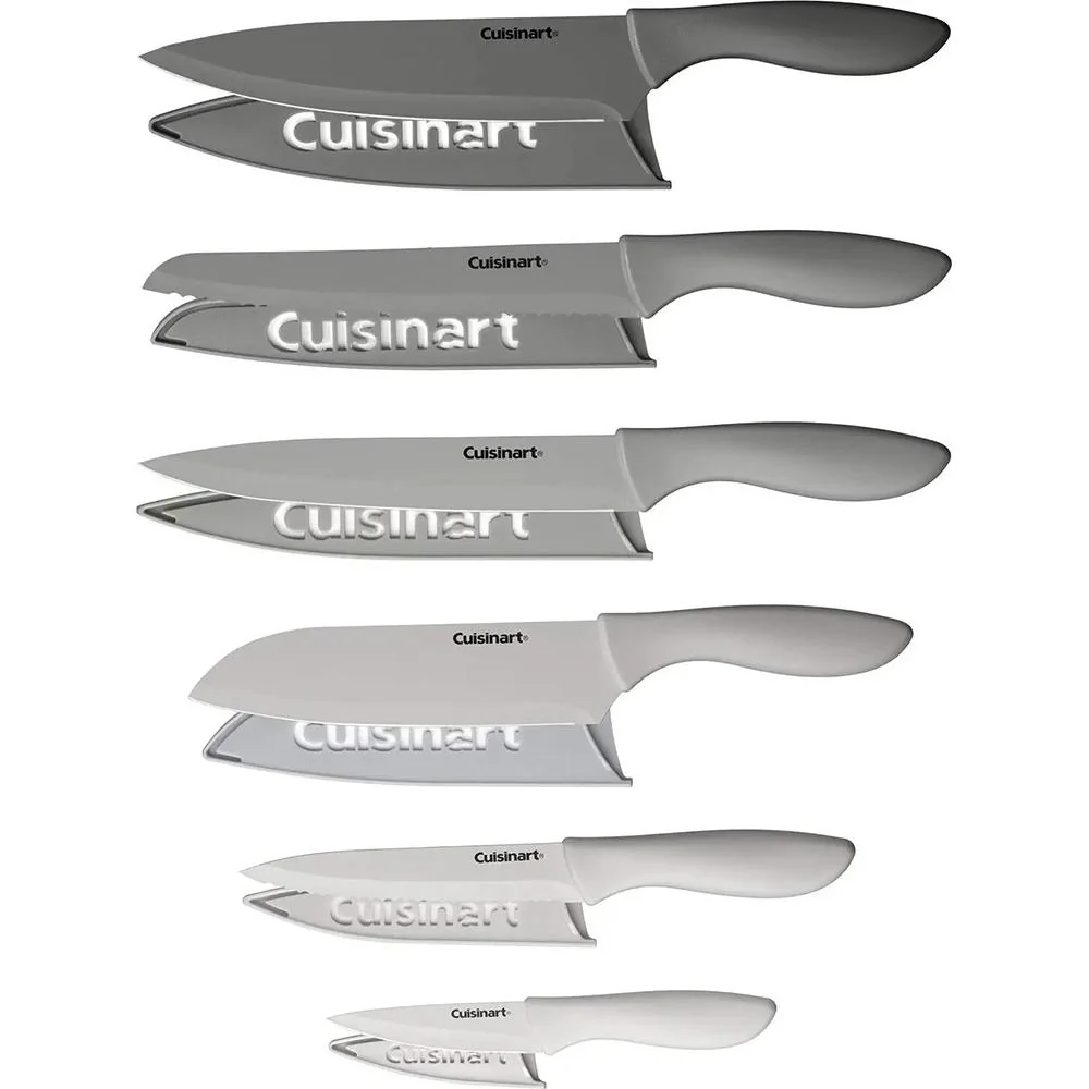 Cuisinart Advantage 12-Piece Gray Knife Set with Blade Guards - Image 2