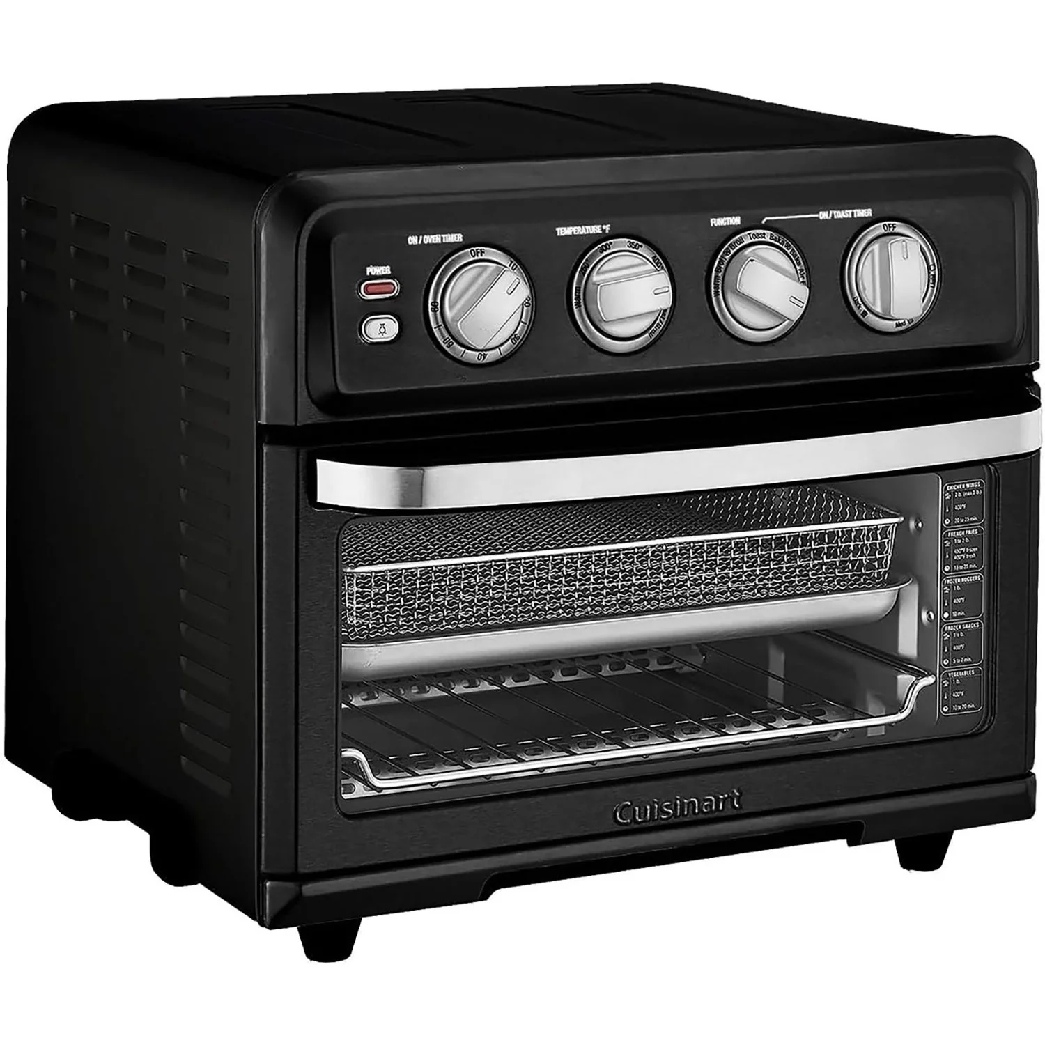 Cuisinart Air Fryer + Convection Toaster Oven, 8-1 Oven, Matte Black, Refurbished - Image 2