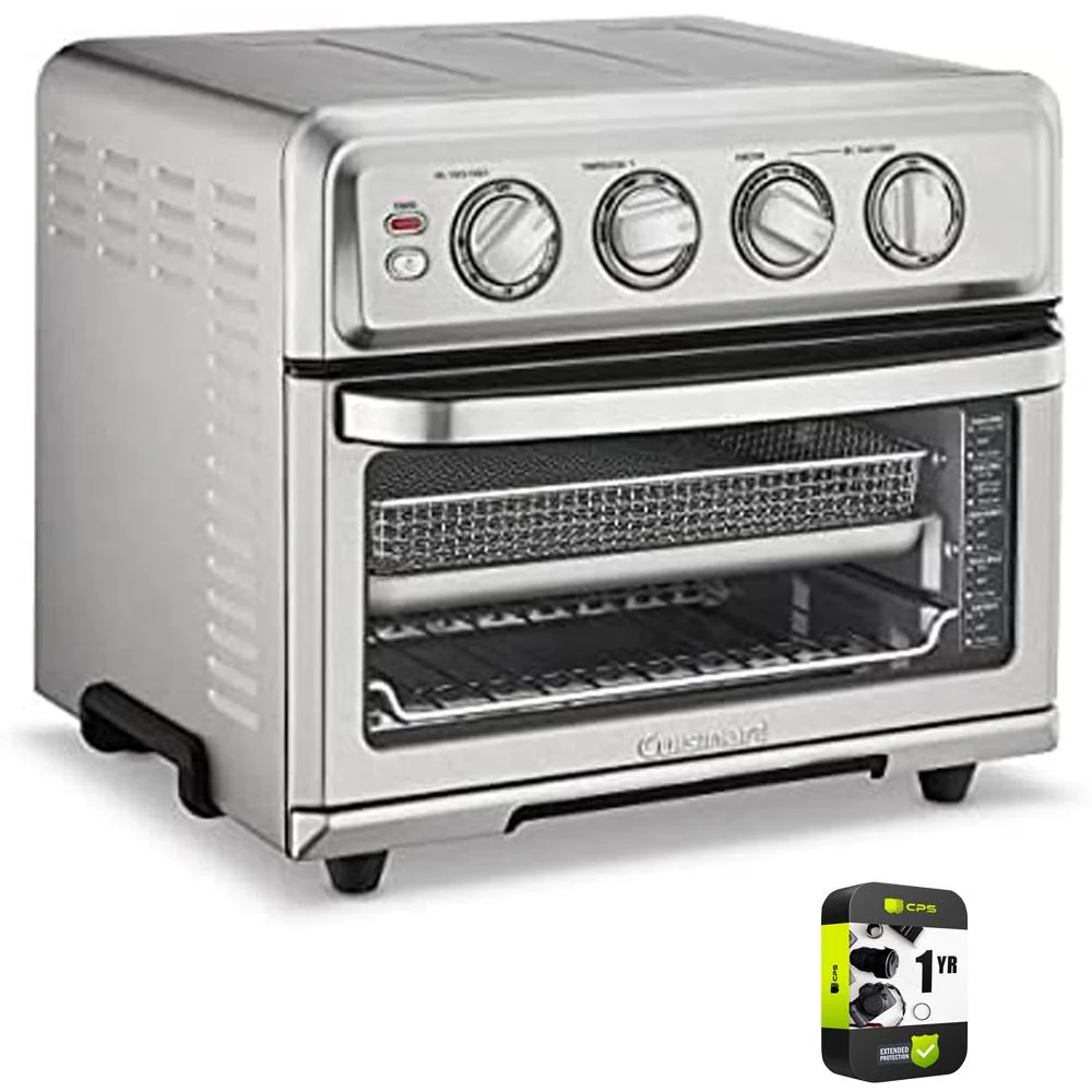 Cuisinart AirFryer Toaster Oven with Grill Stainless Steel + Extended Warranty