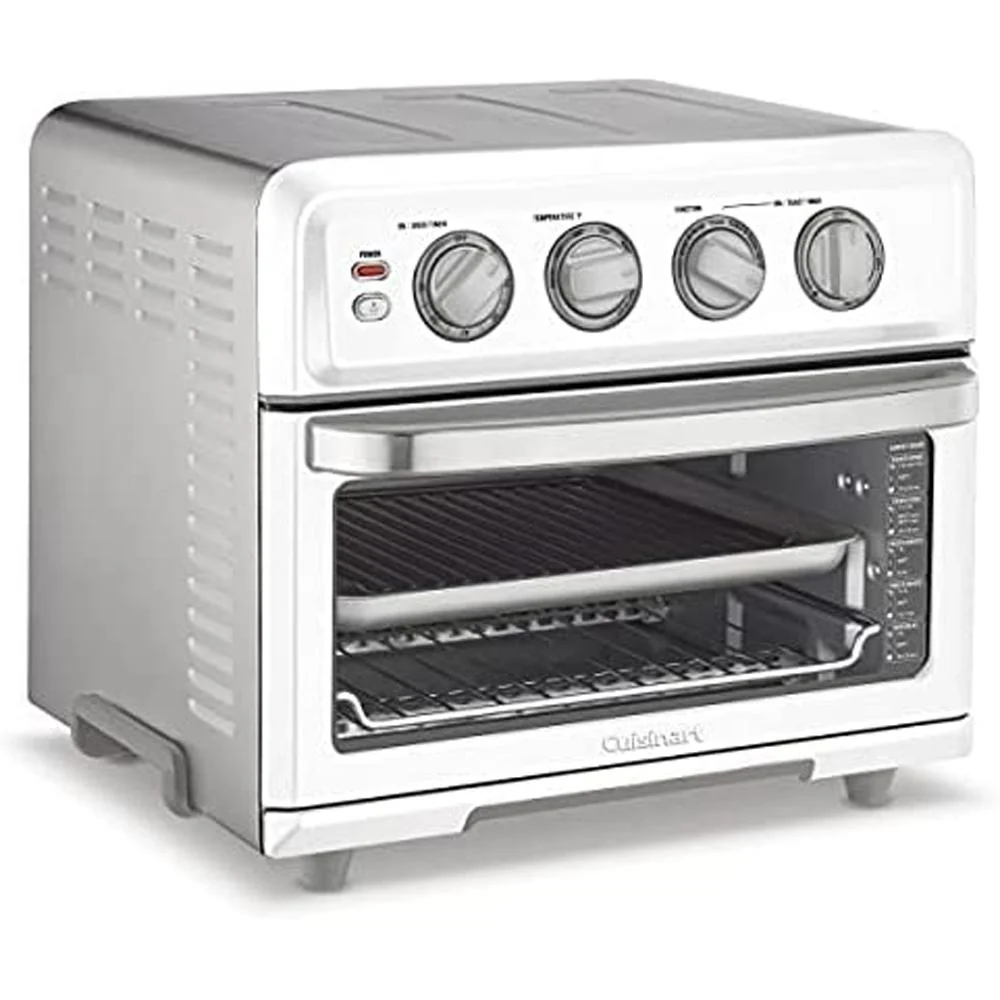 Cuisinart AirFryer Toaster Oven with Grill White + Knife & Oven Mitt Pair - Image 3