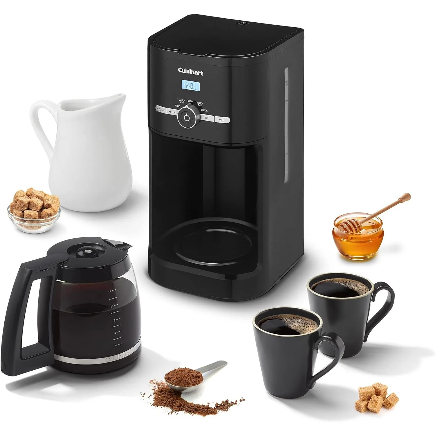 Cuisinart Brew Central 12-Cup Programmable Coffeemaker (Black), Factory Refurbished - Image 3