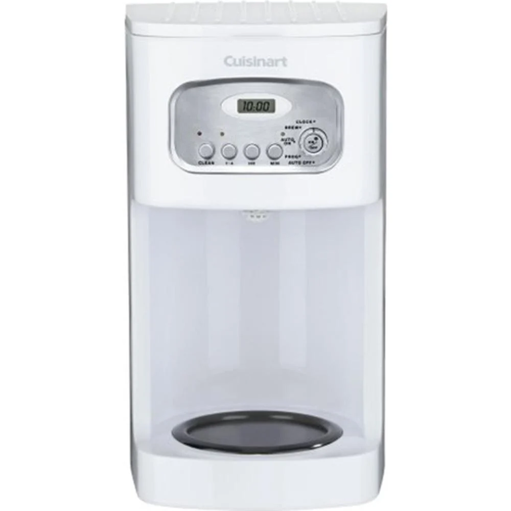 Cuisinart Brew Central 12-Cup Programmable Coffeemaker, White (Refurb) w/ Warranty Bundle - Image 3