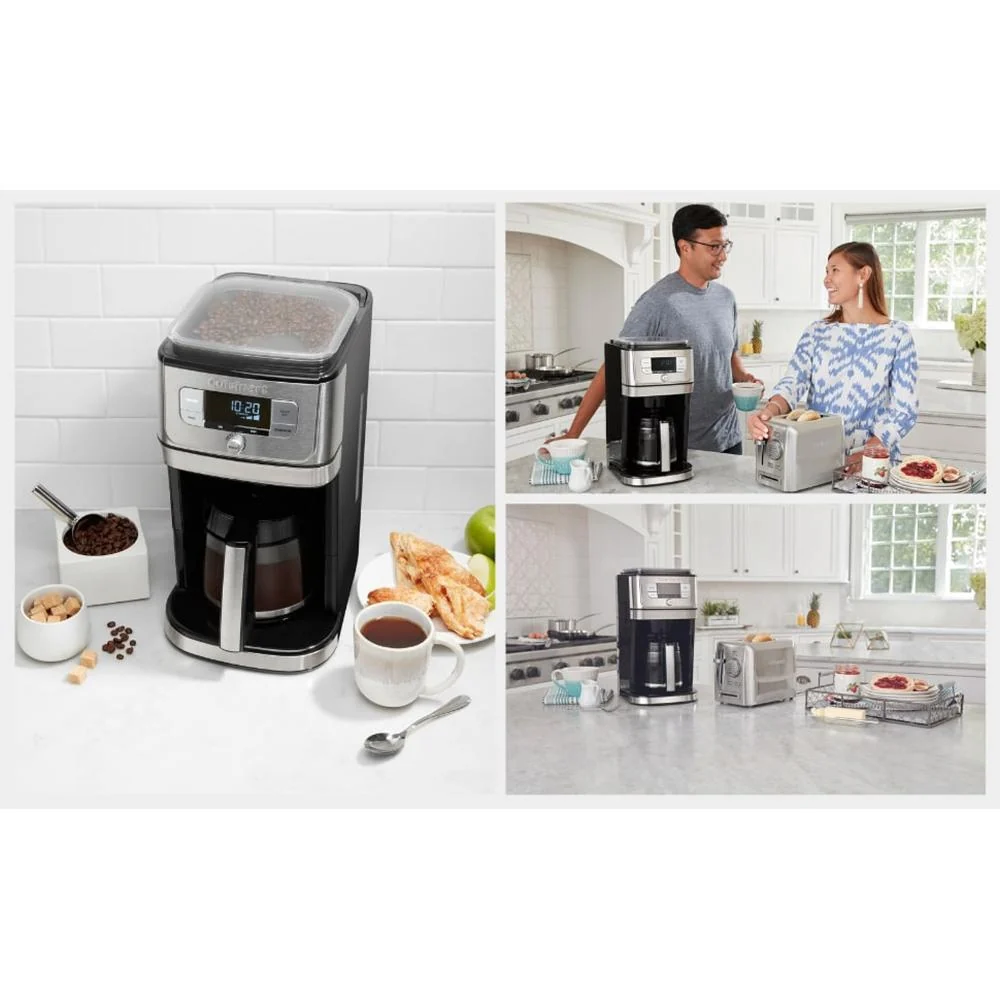 Cuisinart Burr Grind & Brew 12 Cup Coffeemaker DGB-800 - Open Box - Image 12