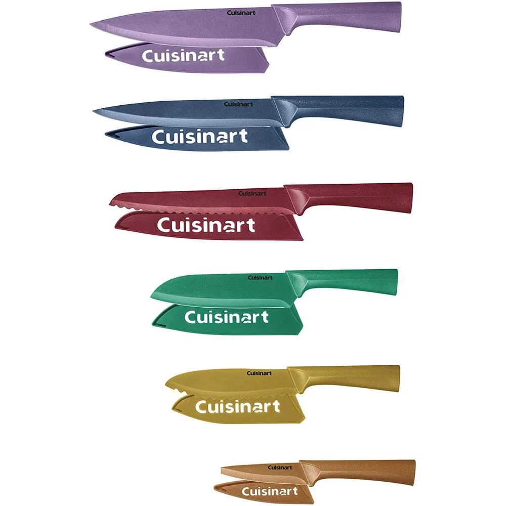 Cuisinart C55-12PMC 12Pc Knife Set w/Blade Guards +Safety Gloves +Knife Sharpener - Image 3