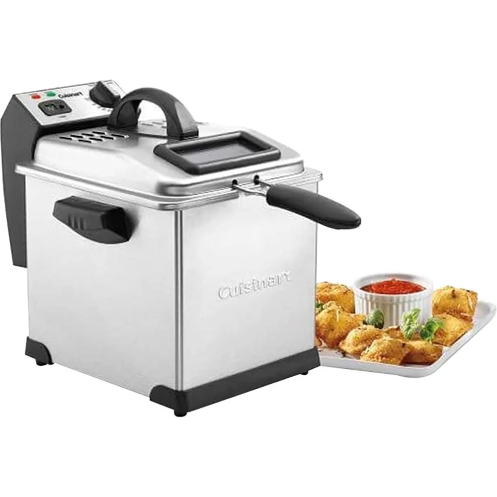 Cuisinart CDF-170 3.4-Quart Deep Fryer, Stainless Steel - Refurbished - Image 3