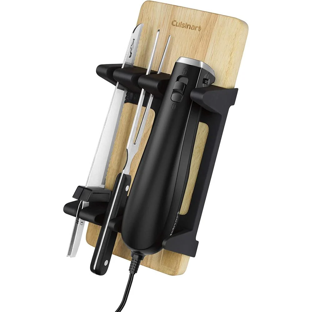 Cuisinart CEK-41 AC Electric Knife with Bamboo Cutting Board - Image 2