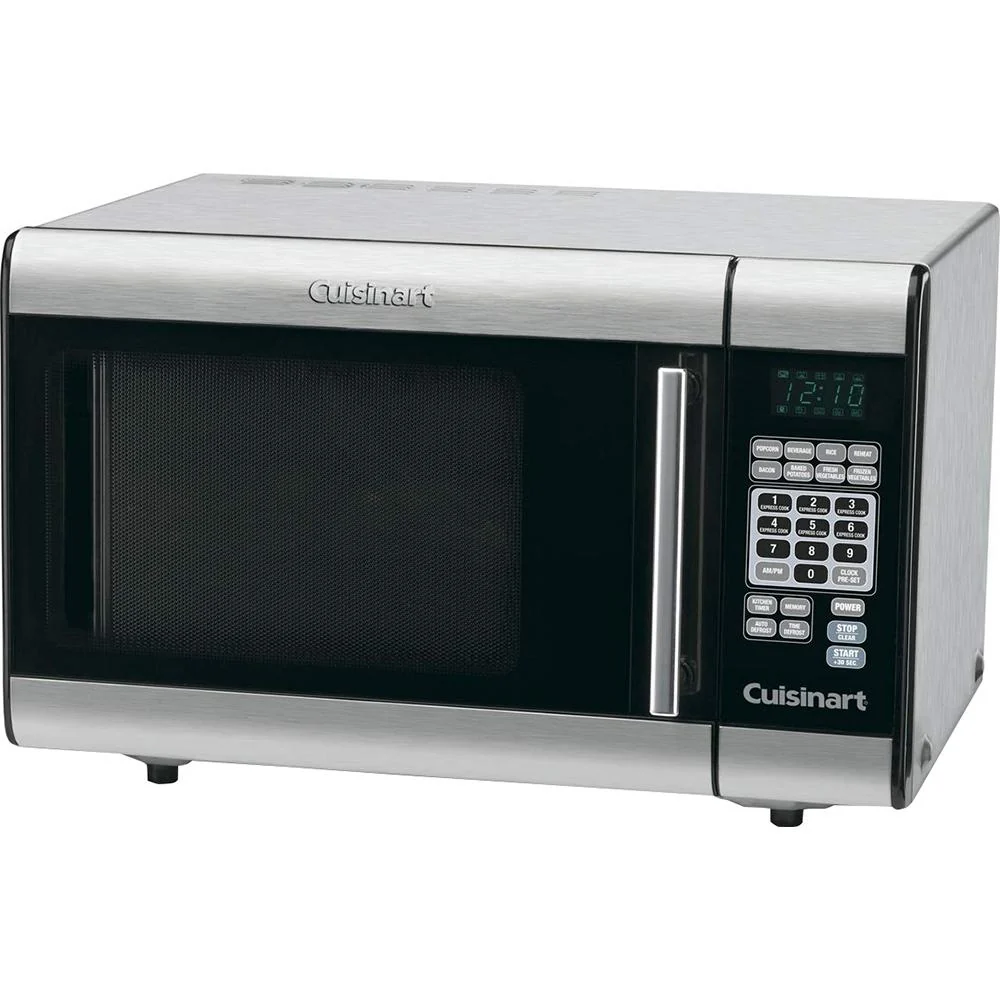 Cuisinart  CMW-100 1-Cubic-Foot Stainless Steel Microwave, Brushed Chrome - (Refurbished) - Image 3