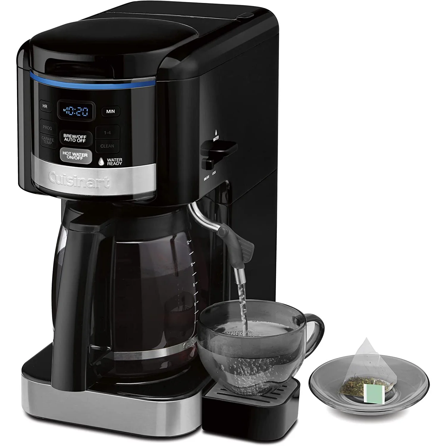 Cuisinart Coffee Plus 12-Cup Coffeemaker & Hot Water System, Black - Image 2