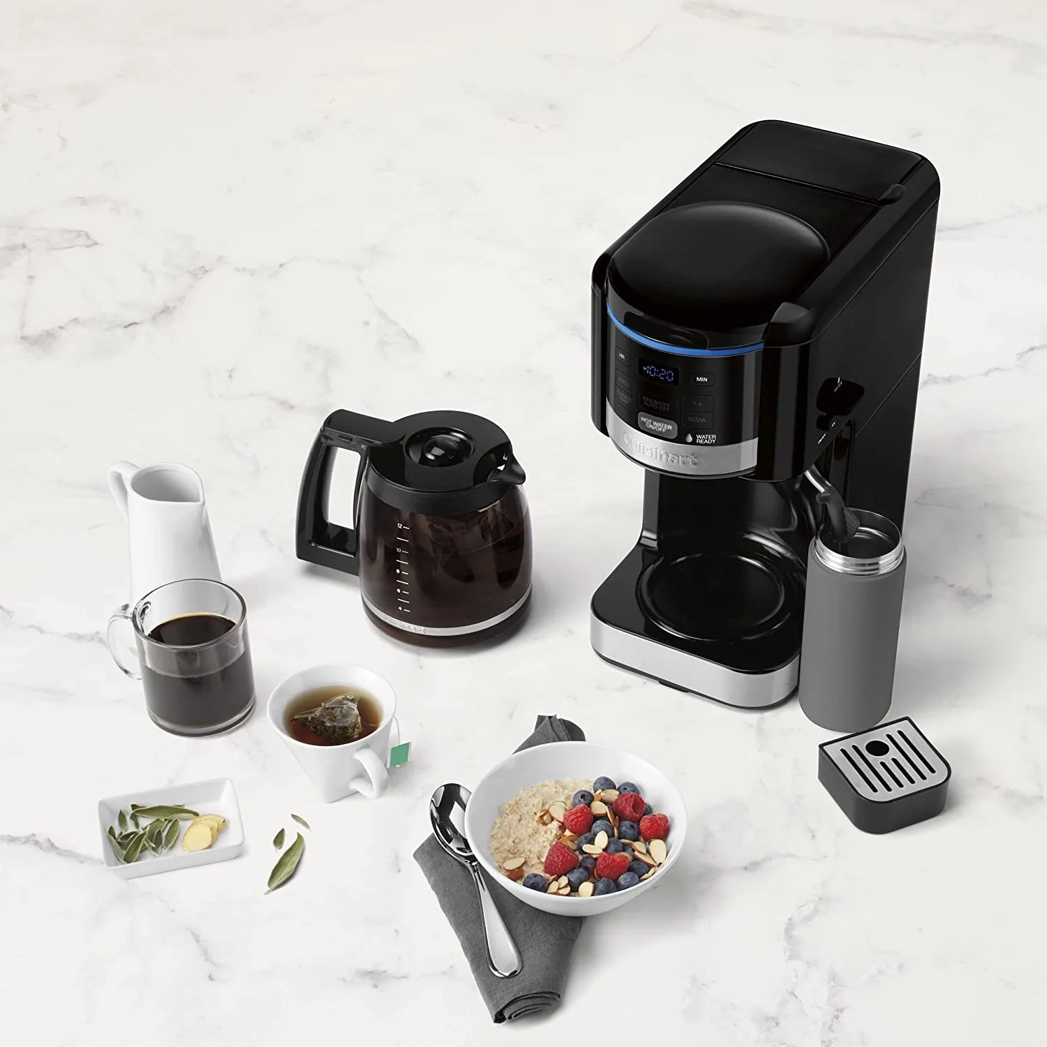 Cuisinart Coffee Plus 12-Cup Coffeemaker & Hot Water System, Black - Image 7