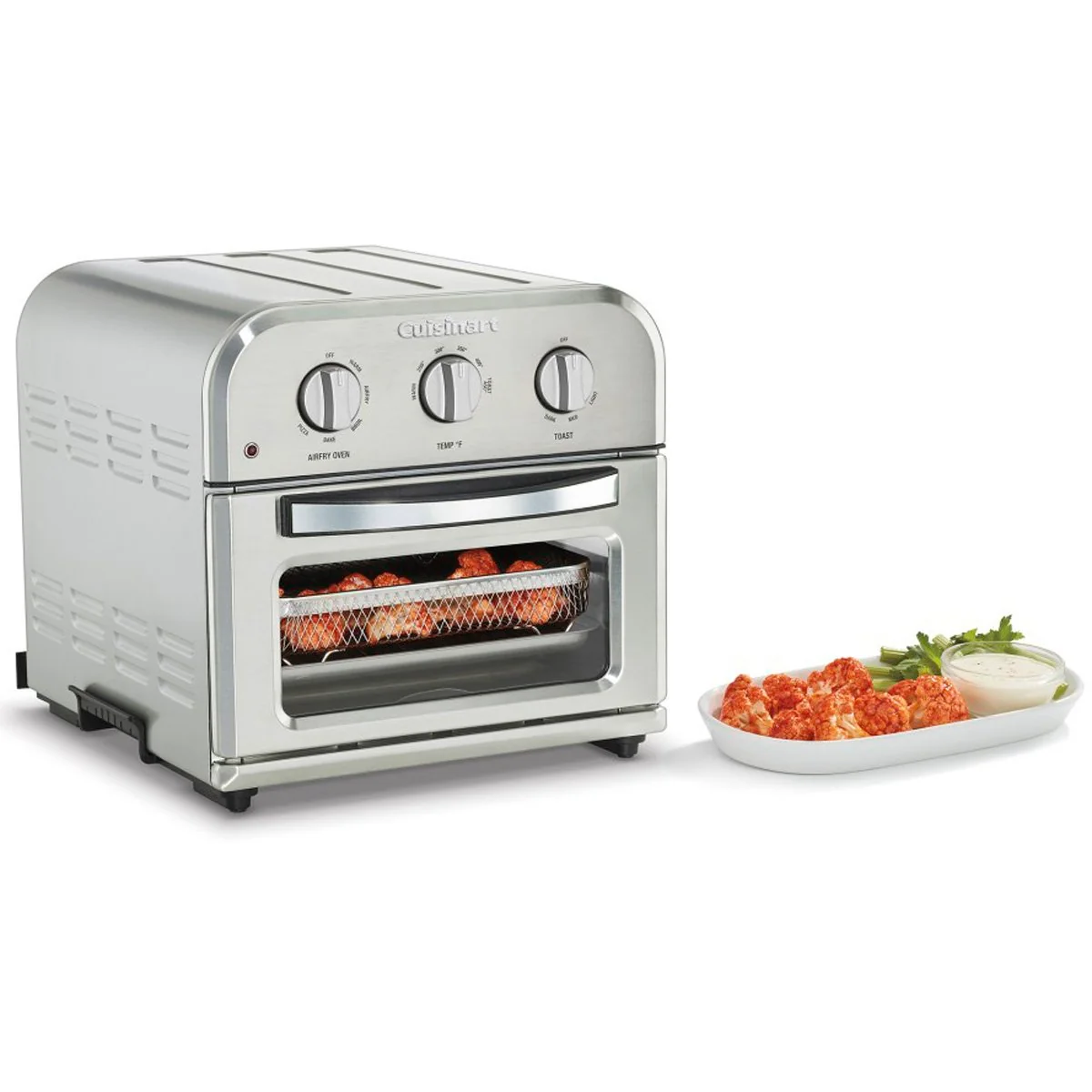 Cuisinart Compact AirFryer/Convection Toaster Oven - Stainless Steel (TOA-26TG) - Image 6
