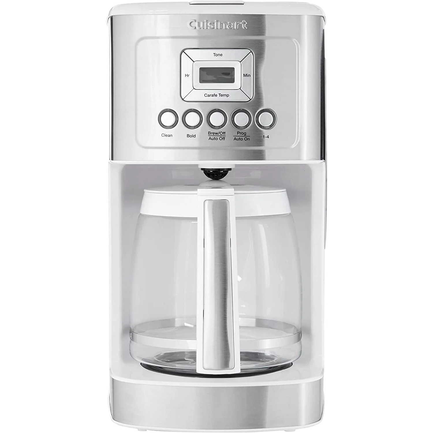 Cuisinart Perfectemp Coffee Maker, 14-Cup Glass, White, Factory Refurbished - Image 2
