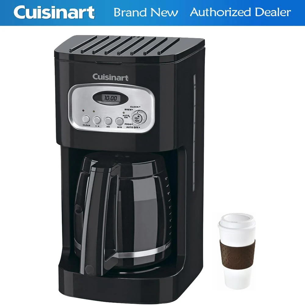 Cuisinart DCC-1100 12-Cup Programmable Coffeemaker - Black with Stainless Accents - Image 6