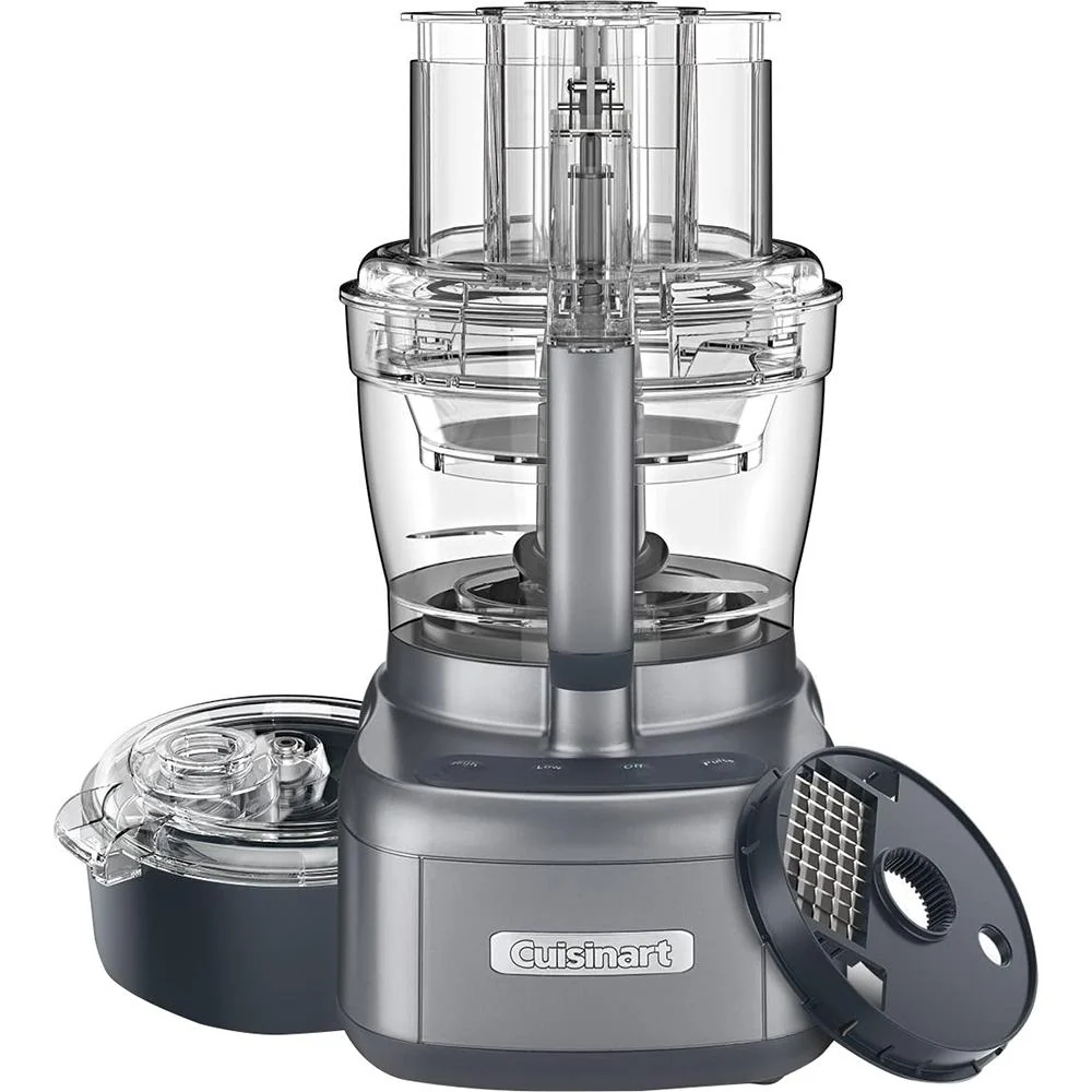 Cuisinart Elemental 13 Cup Food Processor with Dicing, Gunmetal - FP-13DGM - Open Box - Image 2