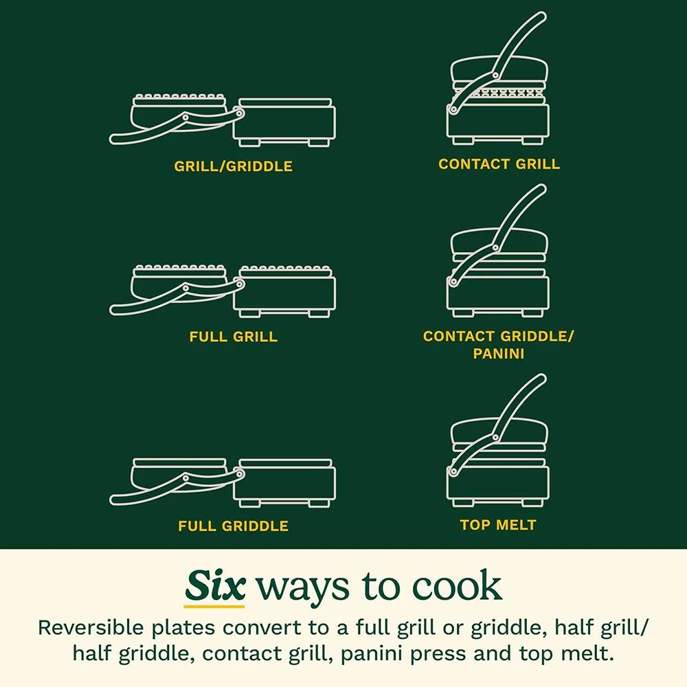 Cuisinart Elite Griddler/Grill; Stainless Steel - GR-300WSP1 - Open Box - Image 7