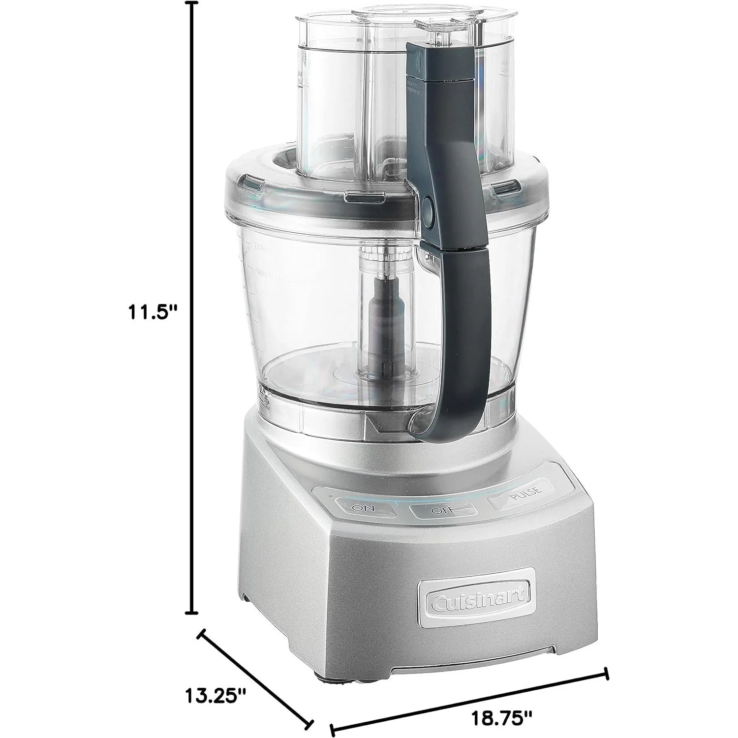 Cuisinart FP-12DCN Elite Collection 2.0 12-Cup Food Processor Die Cast (Refurbished) - Image 7