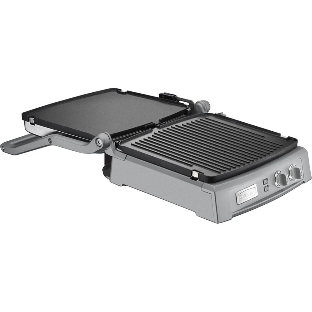 Cuisinart GR-150 Griddler Deluxe - Brushed Stainless - Open Box - Image 5