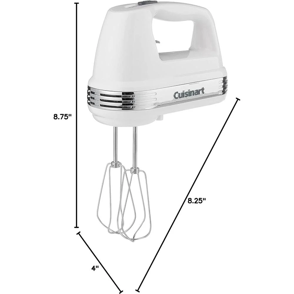 Cuisinart HM-50 Power Advantage 5-Speed Hand Mixer, White - Refurbished - Image 5