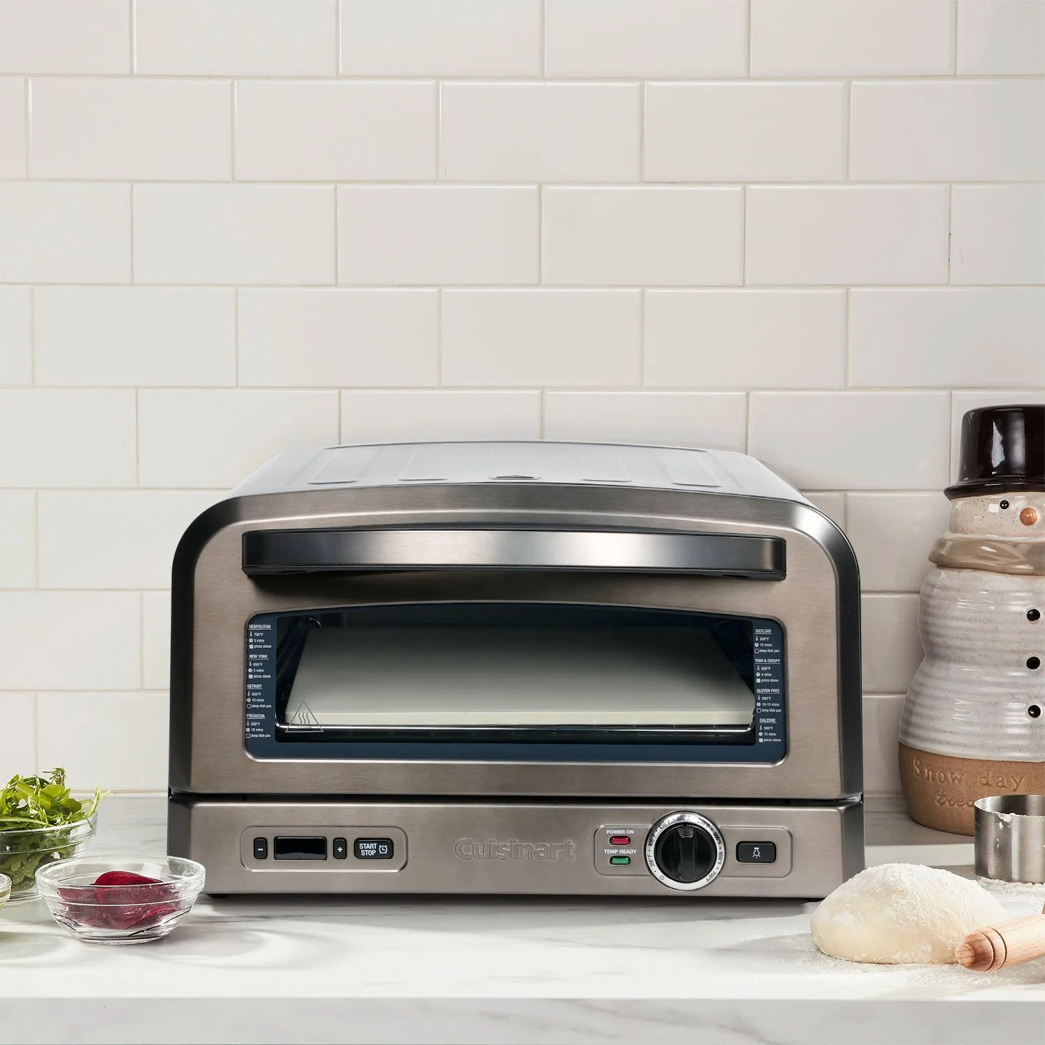 Cuisinart Indoor Portable Countertop Pizza Oven, Black Bundle with Pizza Peel & Warranty - Image 3