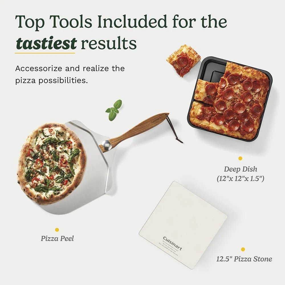 Cuisinart Indoor Portable Countertop Pizza Oven - Stainless Steel - CPZ-120 - Image 4