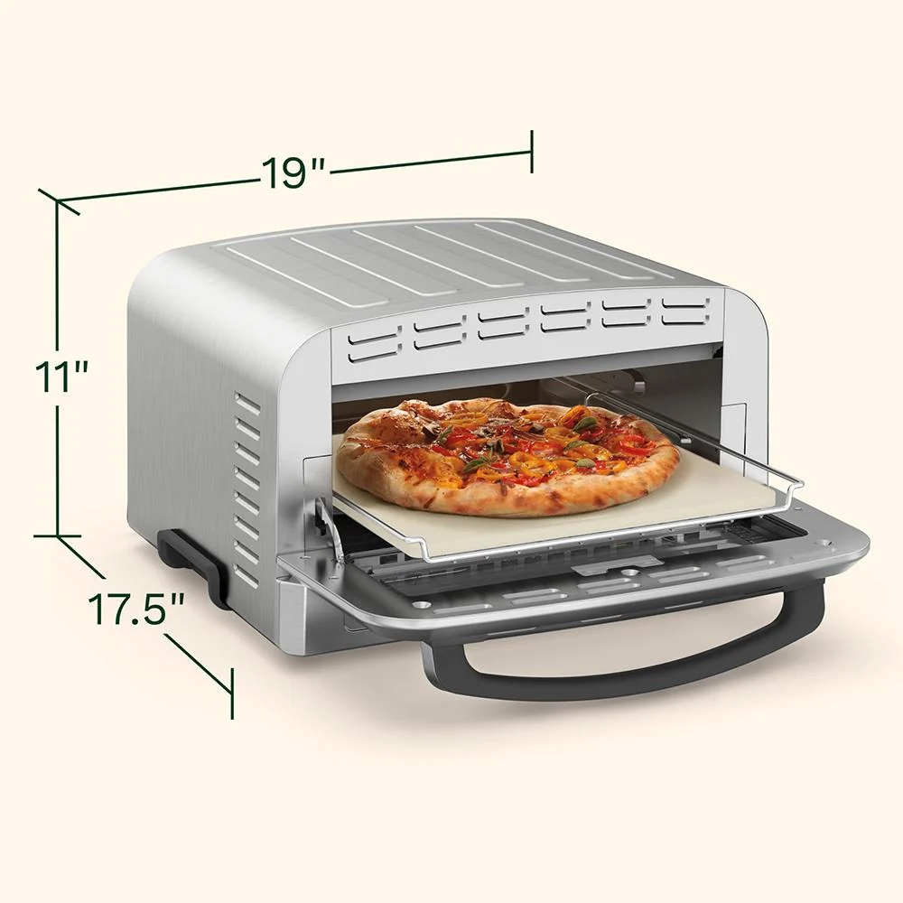Cuisinart Indoor Portable Countertop Pizza Oven Steel with Pizza Peel & Warranty - Image 4
