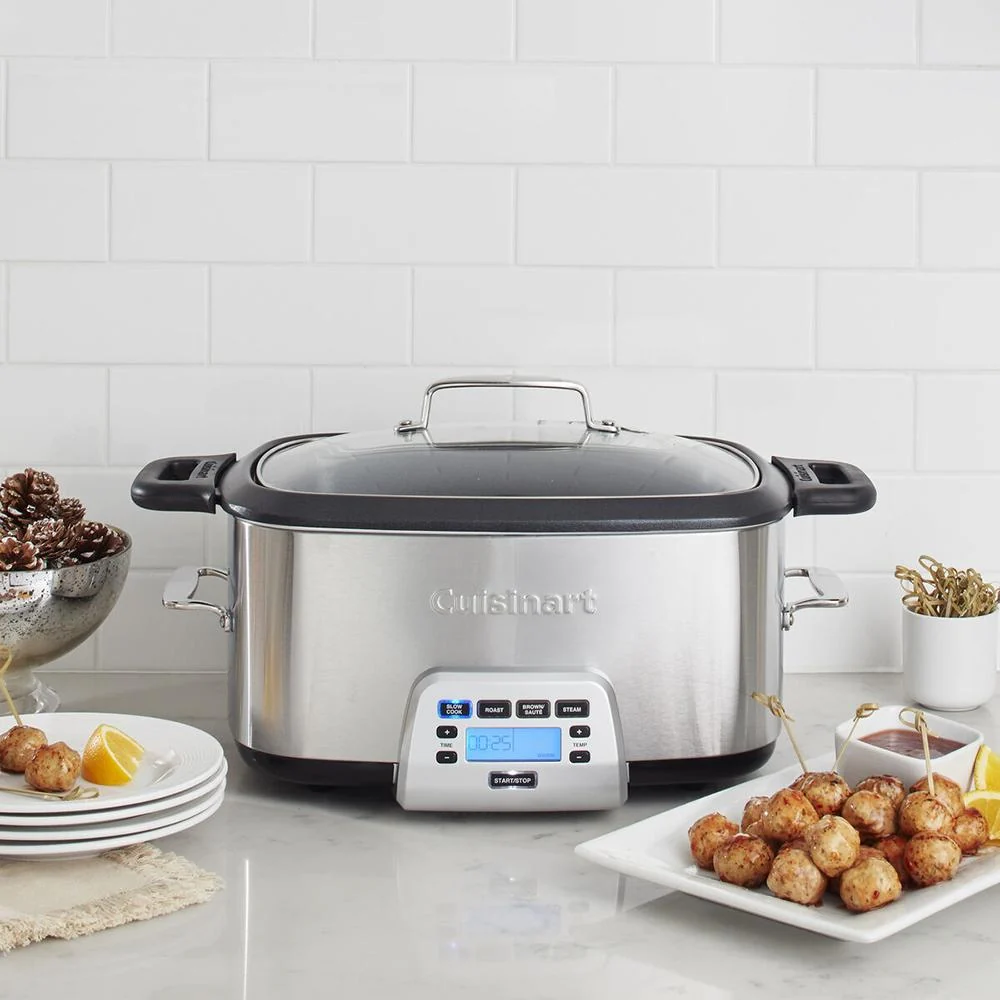 Cuisinart MSC-800 7-Quart 4-in-1 Cook Central Multicooker, Stainless Steel, Refurbished - Image 4