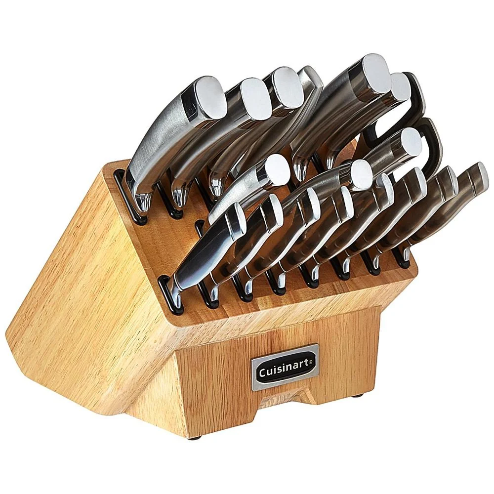 Cuisinart Normandy 19Pc. Stainless Steel Cutlery Block Set w/ Protective Gloves - Image 2