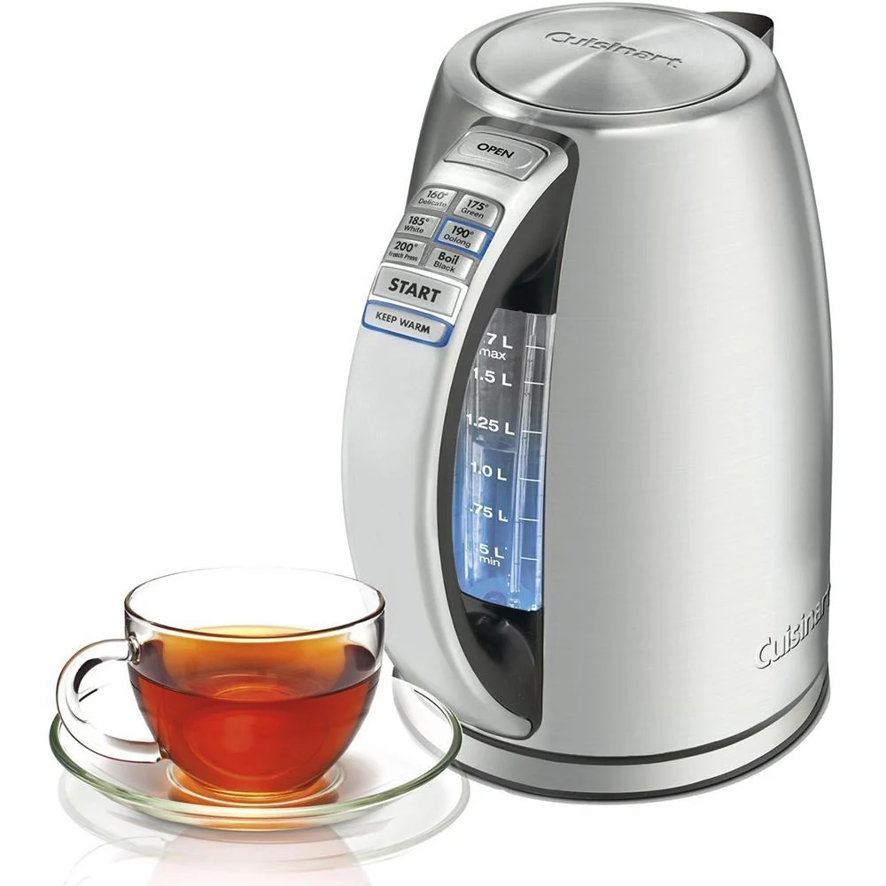 Cuisinart PerfectTemp Cordless Electric Kettle, Brushed Stainless Steel - Image 3