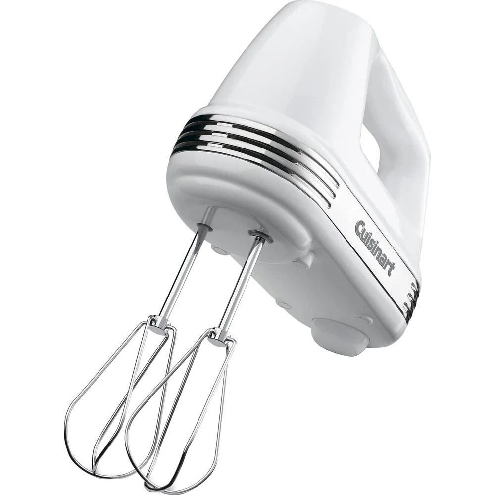 Cuisinart Power Advantage 5-Speed Hand Mixer White with 1 Year Extended Warranty - Image 2