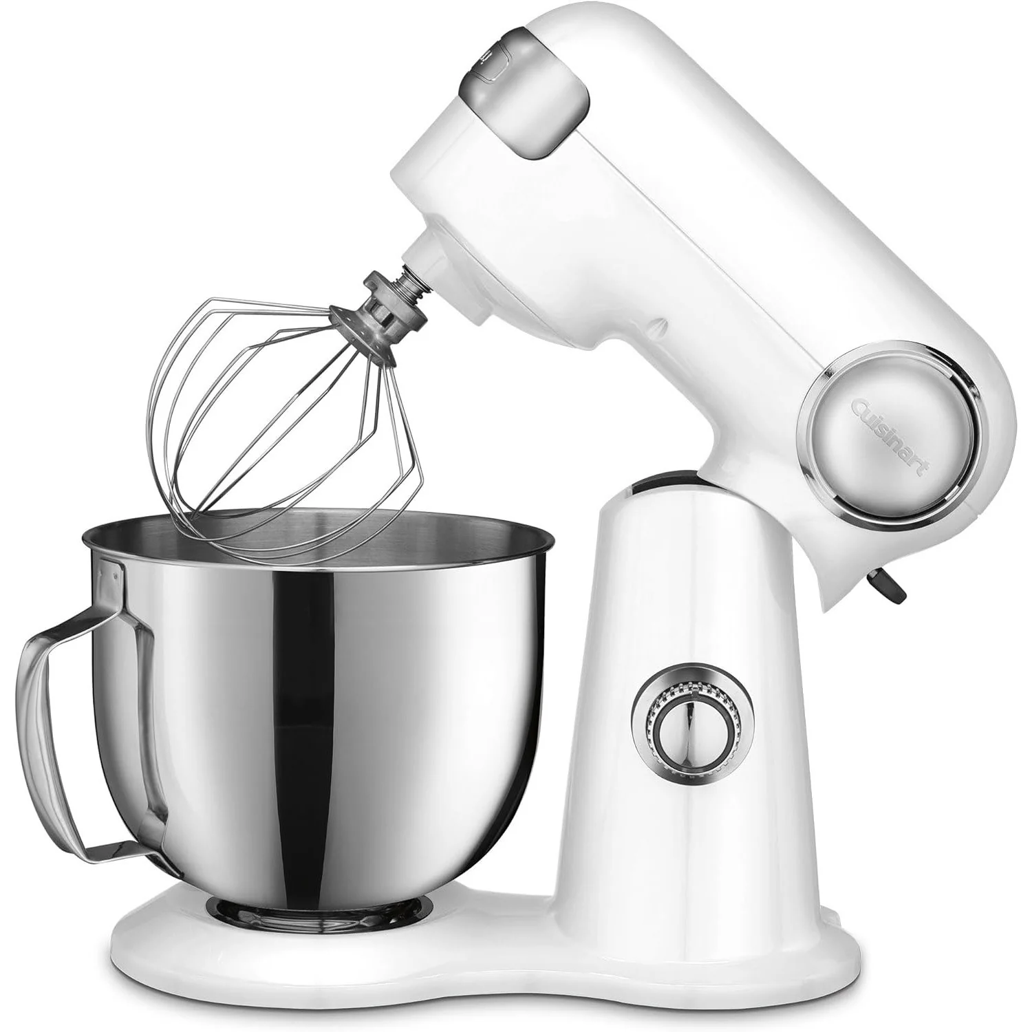 Cuisinart Precision Master 5.5 Qt 12-Speed White Die Cast Stand Mixer, Refurbished - Image 7
