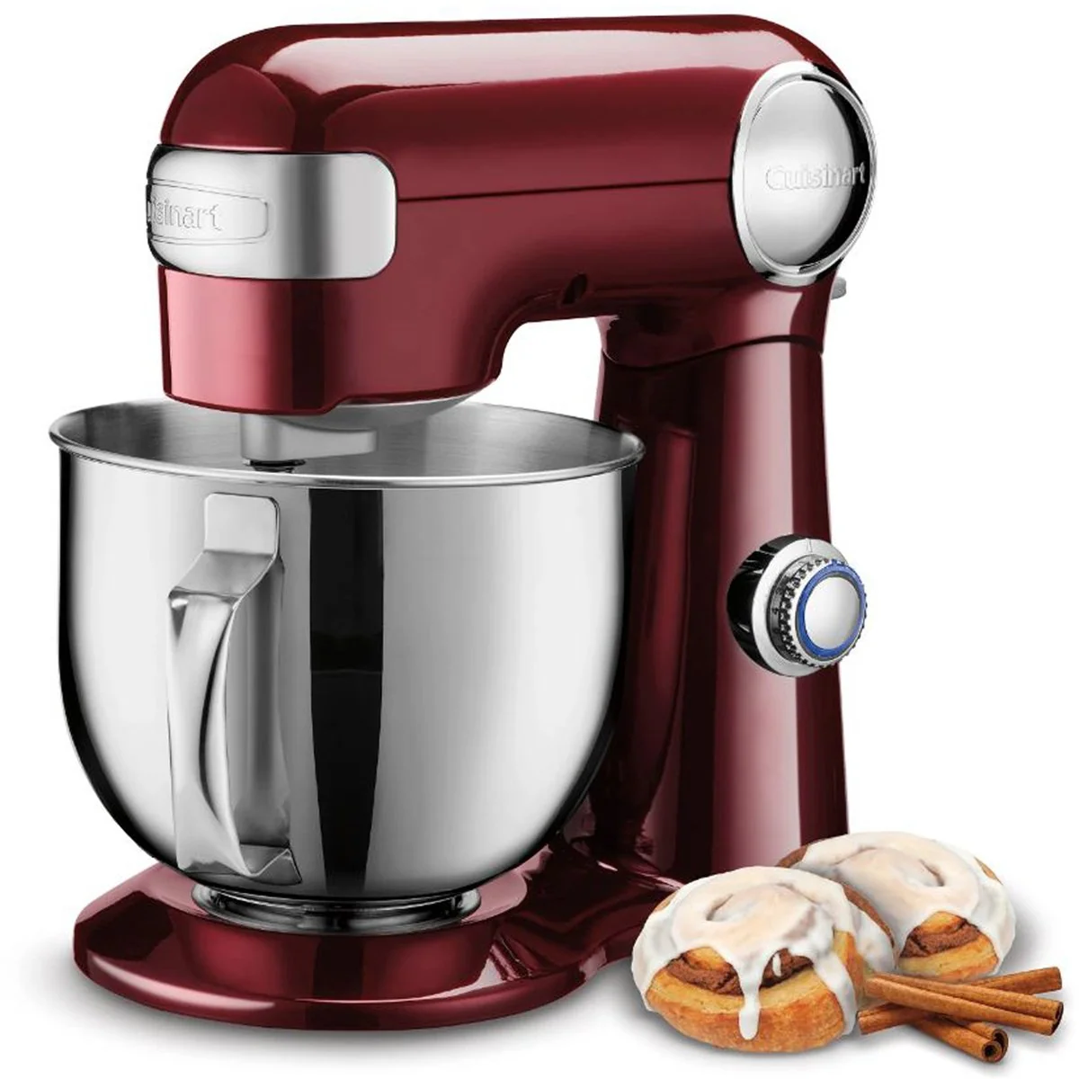 Cuisinart Precision Master 5.5-Quart 12-Speed Stand Mixer (Pinot Noir) - Image 4