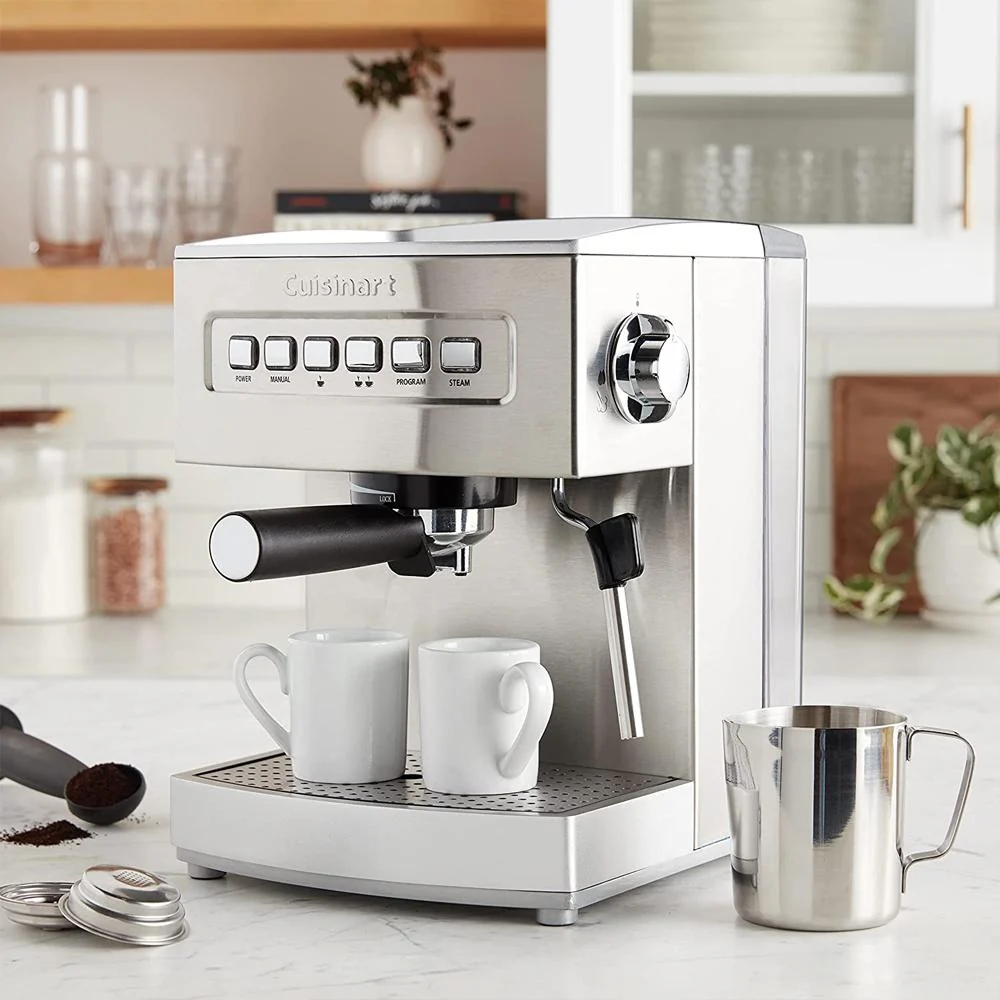 Cuisinart Programmable Espresso Maker 15-Bar Stainless Steel + Extended Warranty - Image 5