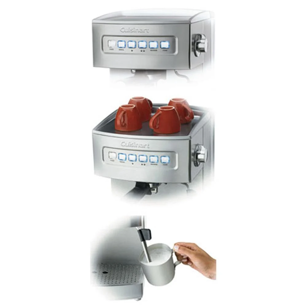 Cuisinart Programmable Espresso Maker 15-Bar Stainless Steel + Extended Warranty - Image 6