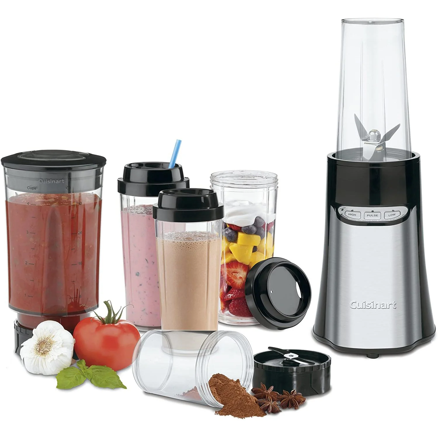 Cuisinart SmartPower 15-Piece Compact Blending + Chopping Food Processor System, CPB-300P1 - Image 9