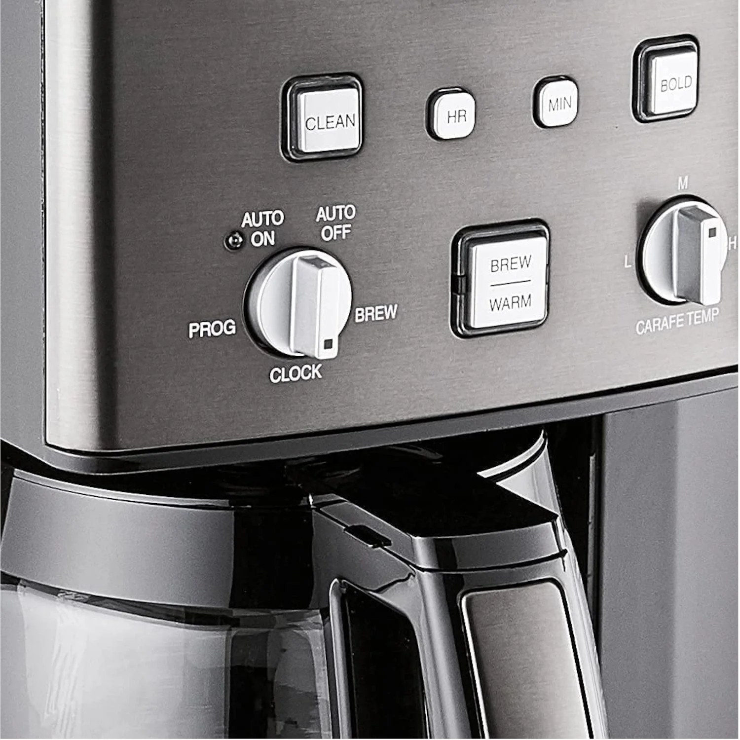 Cuisinart Coffee Maker 12 Cup w/ 3 Single-Size Brewers Black/Stainless Steel - Refurbished - Image 2
