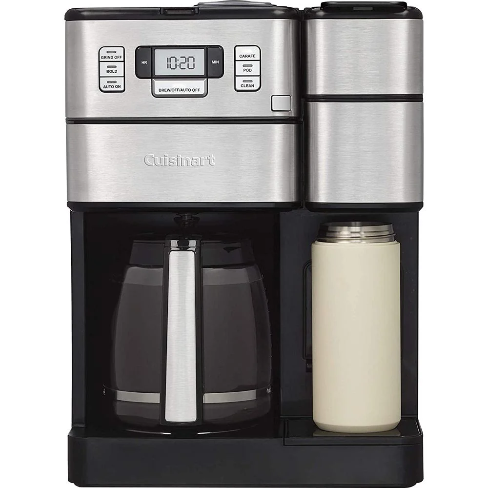 Cuisinart SS-GB1 Coffee Center Grind & Brew Plus + Stainless Steel Ice Cubes + Travel Mug - Image 3