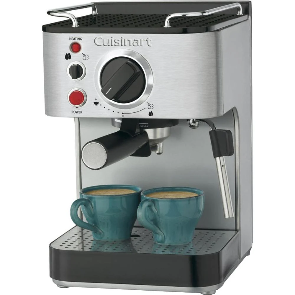 Cuisinart Stainless Steel Manual Espresso Maker CBC-200SA/EM-100NP1, Open Box - Image 2