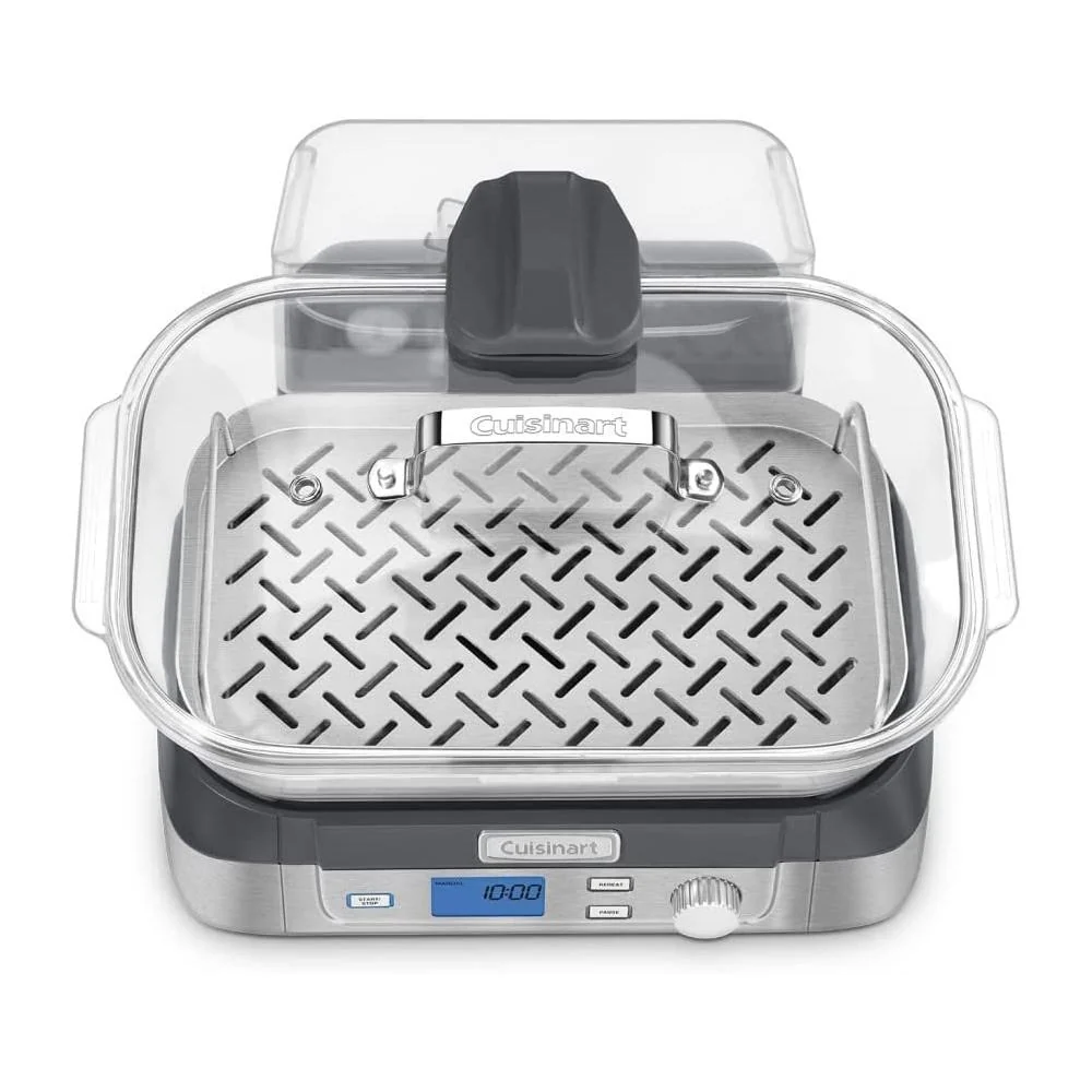 Cuisinart STM-1000 Cook Fresh Digital Glass Steamer, Stainless Steel - Refurbished - Image 3
