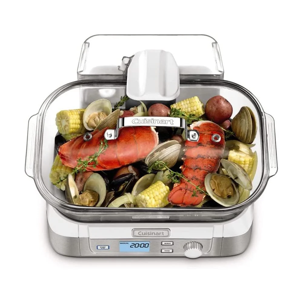 Cuisinart STM-1000 Cook Fresh Digital Glass Steamer, Stainless Steel - Refurbished - Image 6