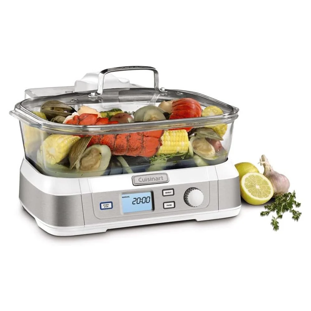 Cuisinart STM-1000 Cook Fresh Digital Glass Steamer, Stainless Steel - Refurbished - Image 7