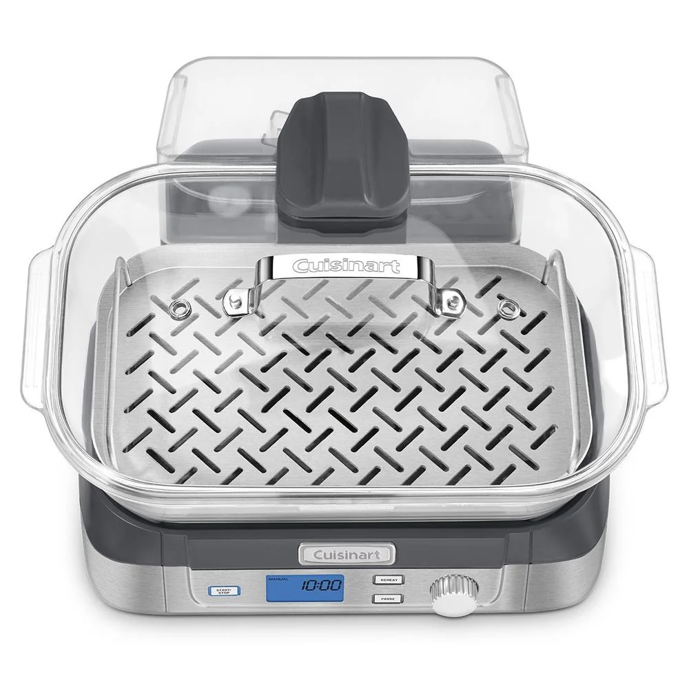Cuisinart STM-1000 CookFresh Digital Glass Steamer, Stainless Steel - Image 2