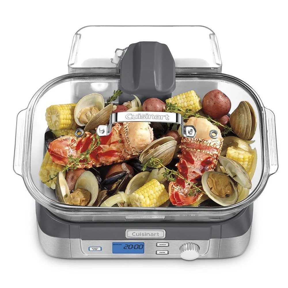 Cuisinart STM-1000 CookFresh Digital Glass Steamer, Stainless Steel - Image 3