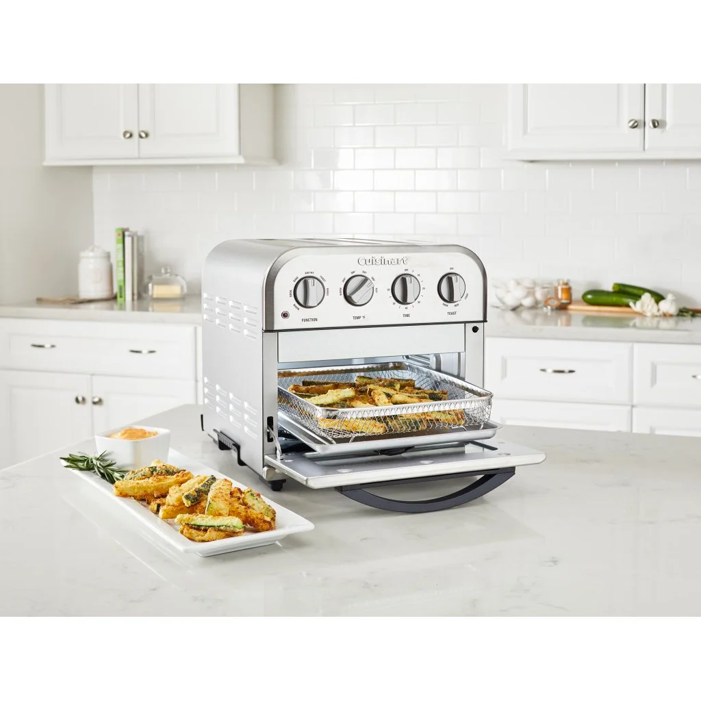 Cuisinart TOA-28 Compact AirFryer Toaster Oven Silver with Warranty & Cloth - Image 10