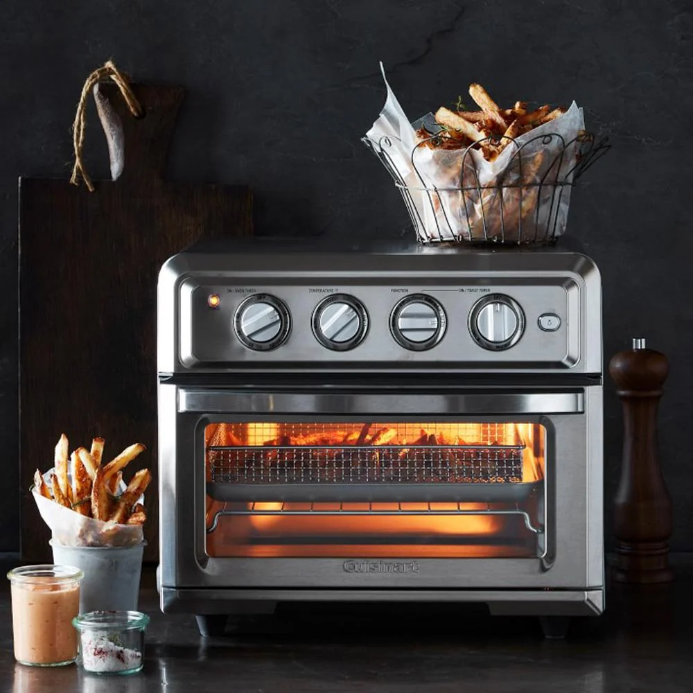 Cuisinart TOA-28 Compact AirFryer Toaster Oven Silver with Warranty & Cloth - Image 6
