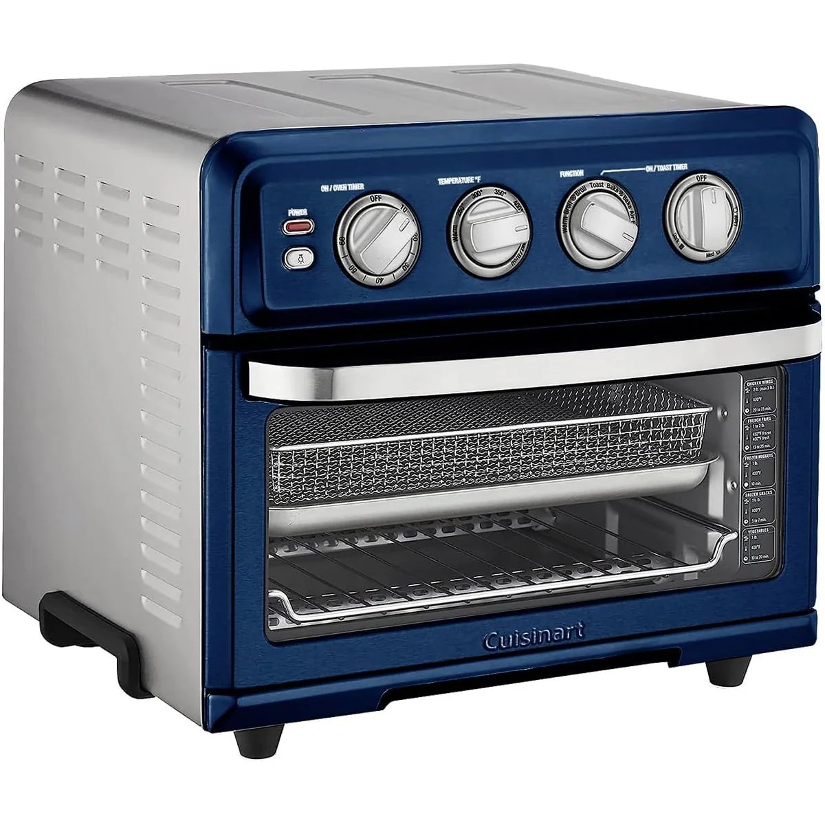 Cuisinart TOA-70 AirFryer Toaster Convection Oven with Grill, Navy Blue, (Refurbished) - Image 2