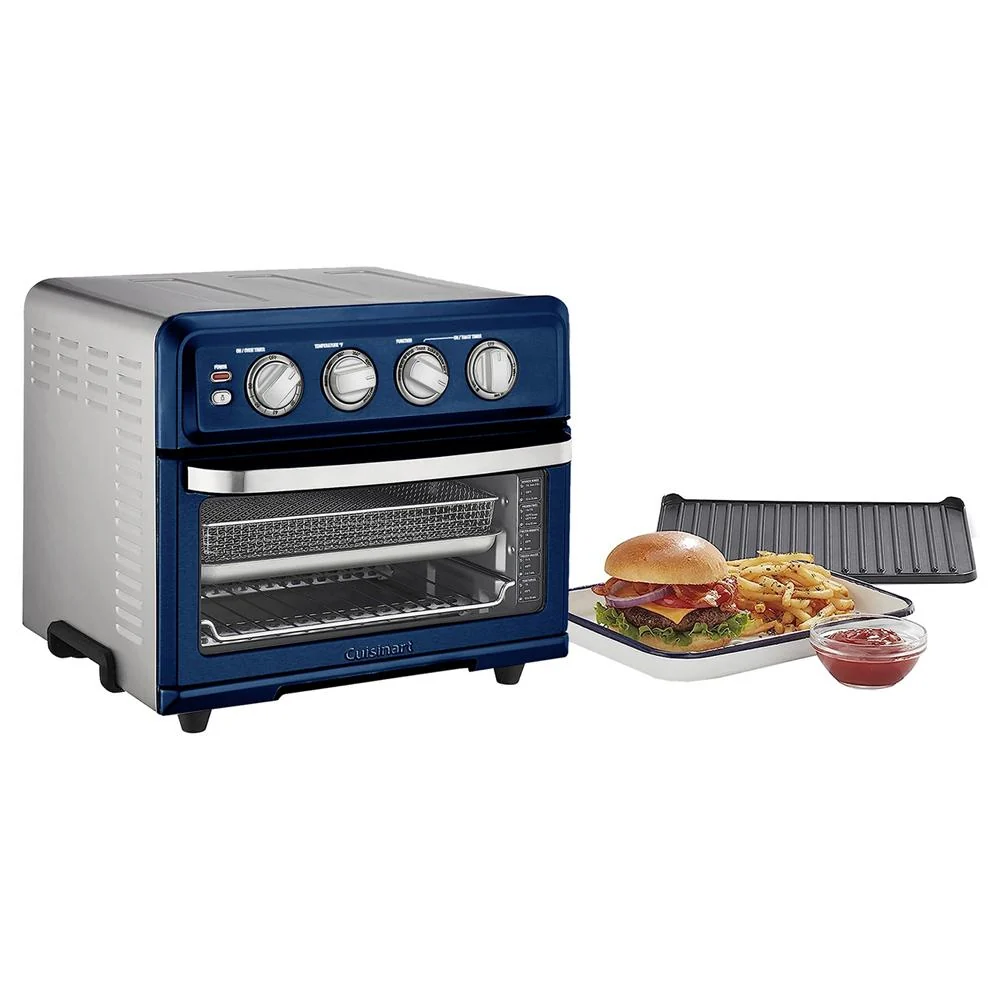 Cuisinart TOA-70NV AirFryer Toaster Oven w/ Grill, Navy Blue + Warranty Bundle - Image 3