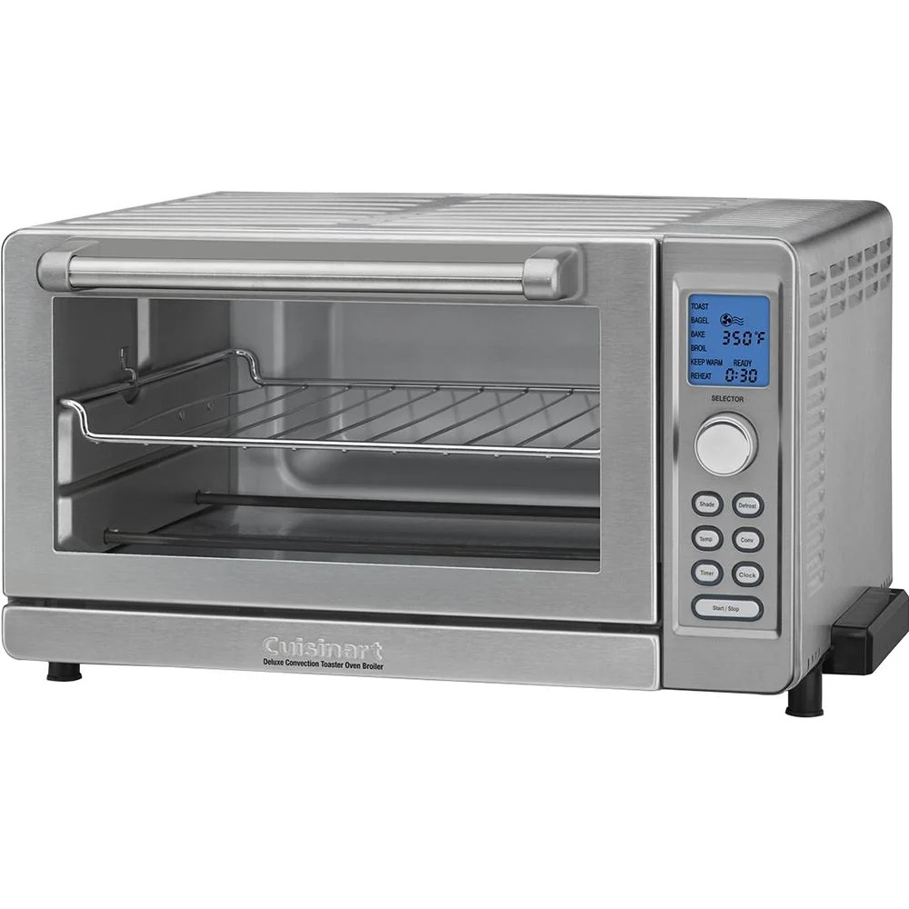 Cuisinart TOB-135 Deluxe Convection Toaster Oven Broiler, Brushed Stainless, Refurbished - Image 2